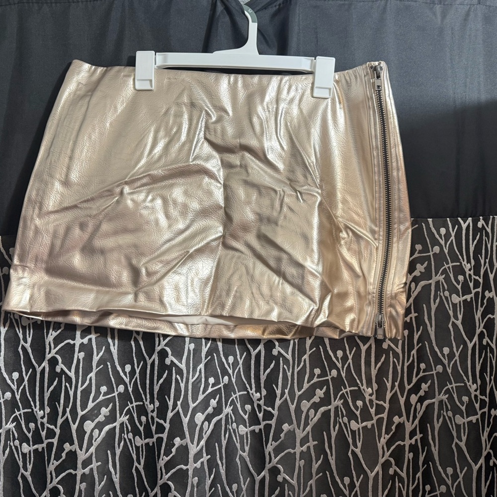 Glamorous Gold Mini Skirt